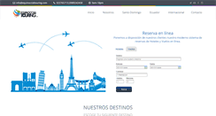 Desktop Screenshot of equinoccialtouring.com